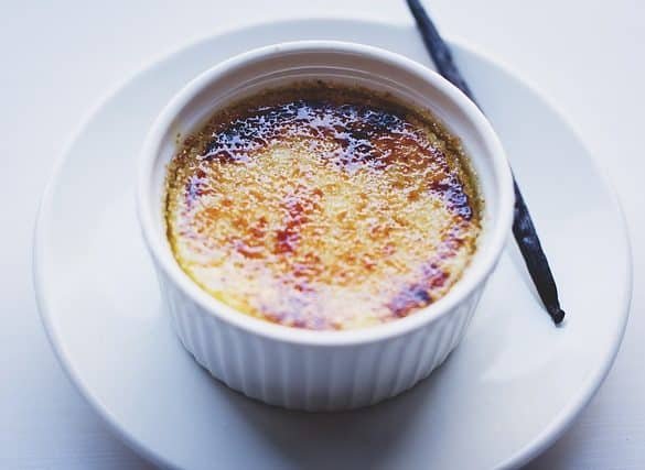 Crème brûlée à la vanille