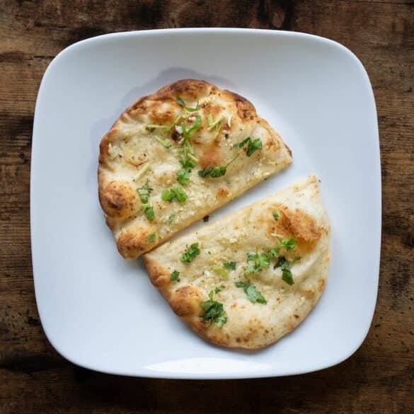 Naan au roquefort